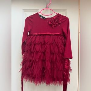 Biscotti red holiday boutique dress 2tT